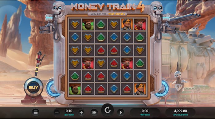 O rundă din cadrul jocului Money Train 4.