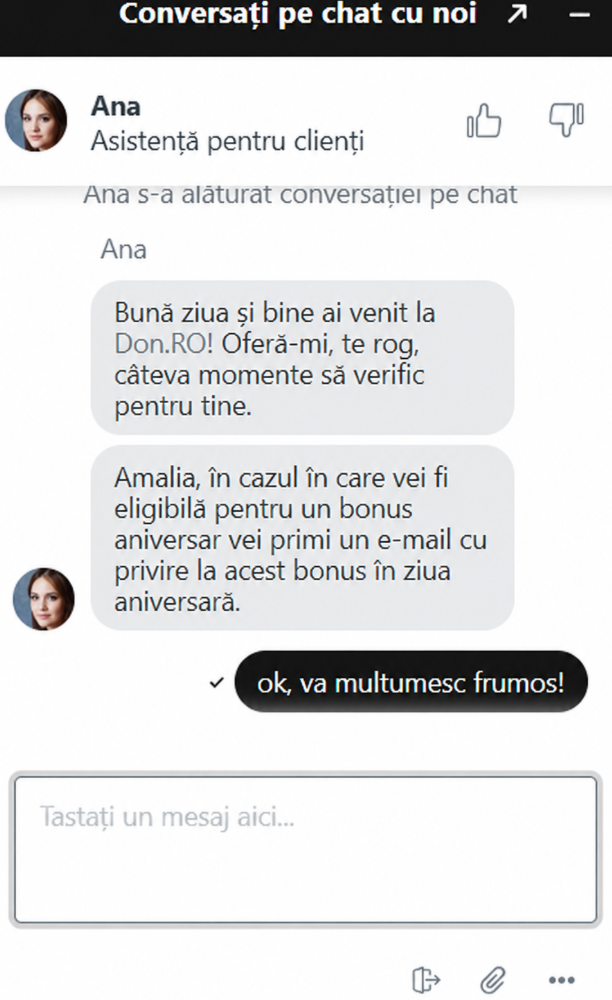 Despre bonusul de ziua de nastere de la Don casino