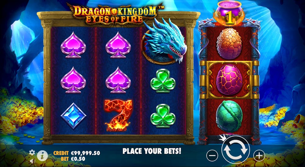 Dragon Kingdom Eyes of Fire demo &#038; detalii – RTP și Funcții Speciale logo