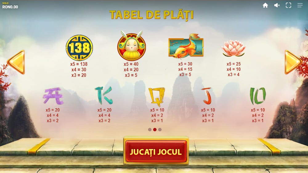 dragons luck tabel de plati