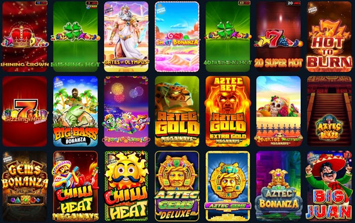 O parte din jocurile listate pe Elite Slots