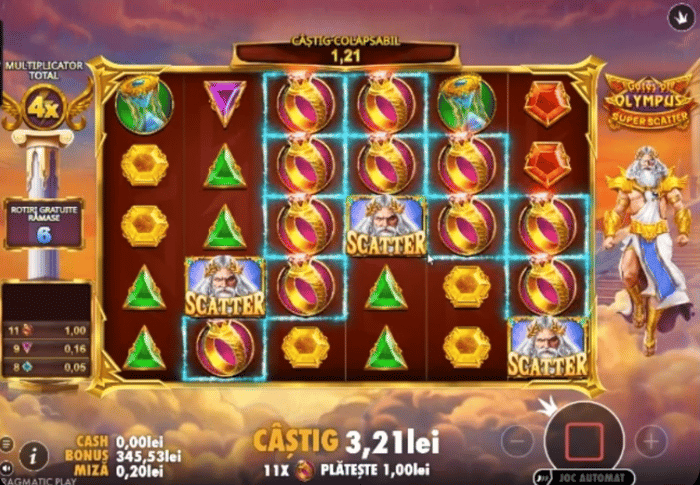 Plata Million casino bonus fara depunere la Gates of Olympus Super Scatter