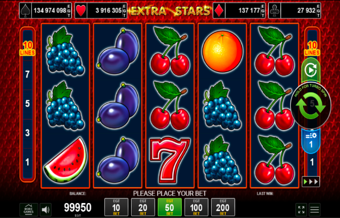 Extra Stars demo – RTP, Volatilitate și Funcții logo