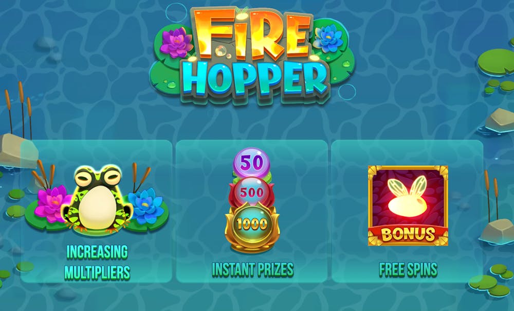 Funcțiile speciale de la slotul Fire Hopper. 