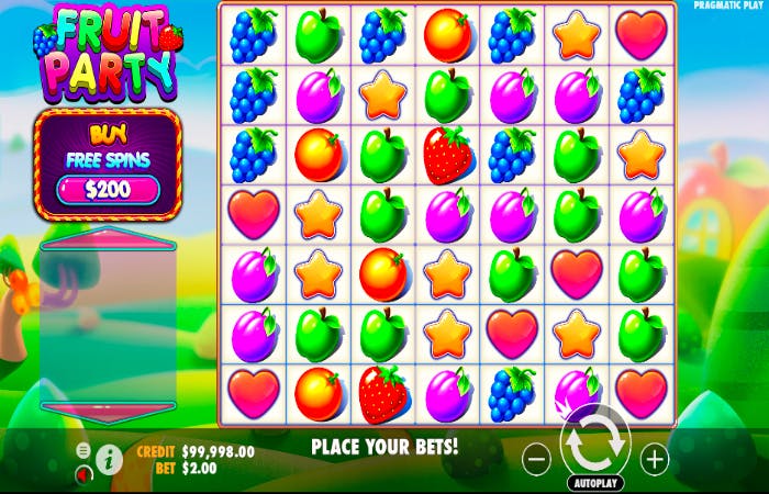 Fruit Party demo – RTP, Volatilitate și Funcții logo