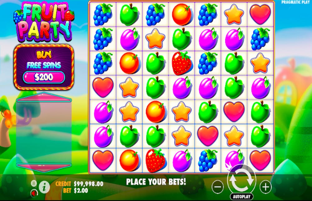 Fruit Party demo – RTP, Volatilitate și Funcții logo