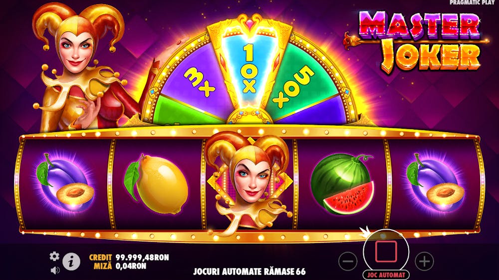 Funcție bonus la Master Joker.