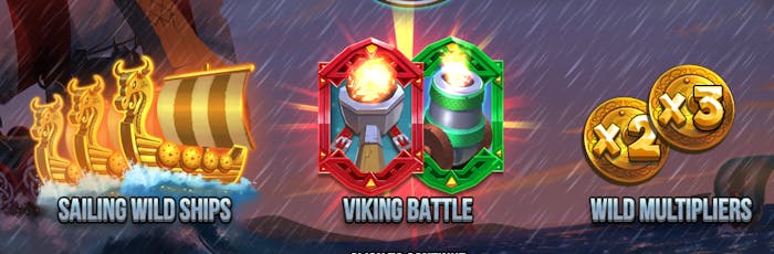 Funcții speciale la Viking Clash.