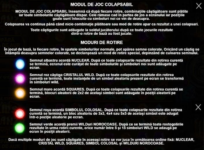 mod colapsabil gems bonanza
