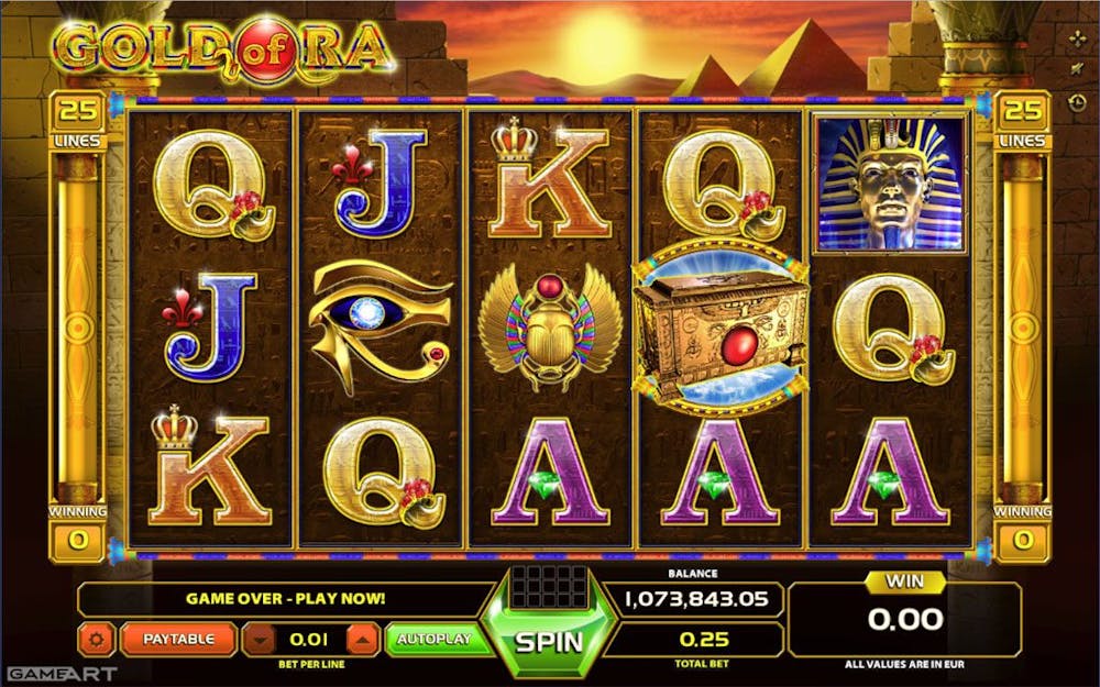 Gold of Ra demo & detalii – RTP, volatilitate și funcții speciale logo