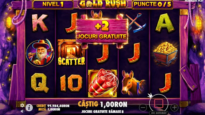 Jocuri gratuite bonus gold rush