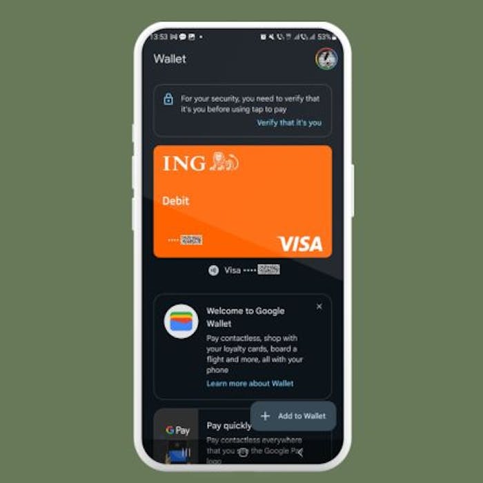 Folosește cardul din Google Wallet