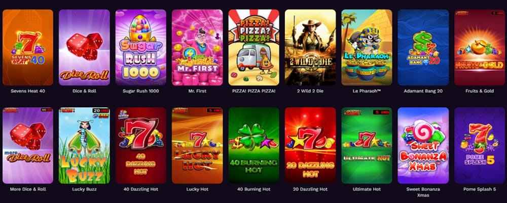 Jocuri ca la aparate și pacanele noi de la HotSpins casino.