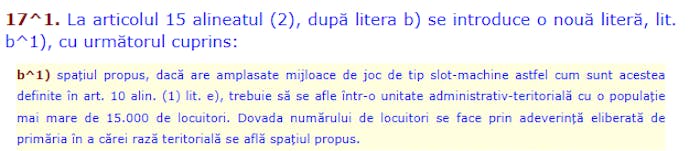 Lege jocuri de noroc restrictionate
