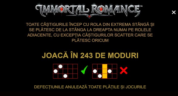 linii de plată immortal romance