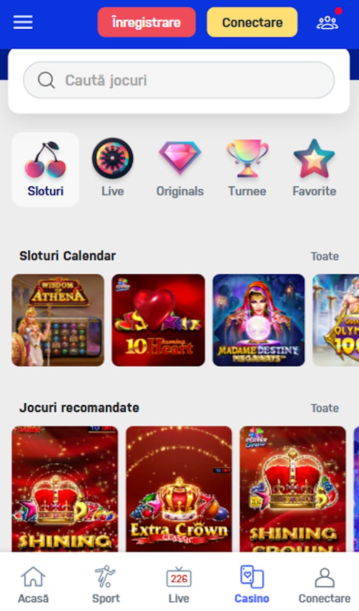 Selecția de jocuri de păcănele recomandate de Winner.