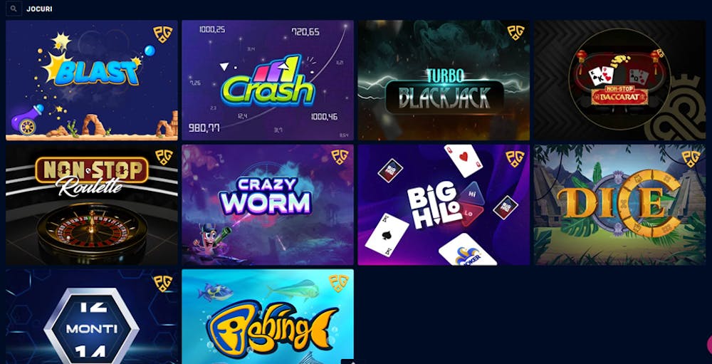 Jocuri de masă sau interactive de la Victory Bet.