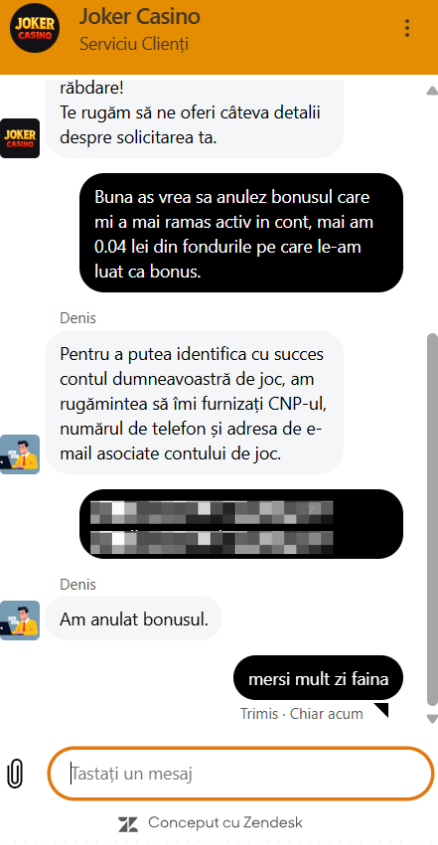 Cum am rezolvat problema cu suportul Joker casino.