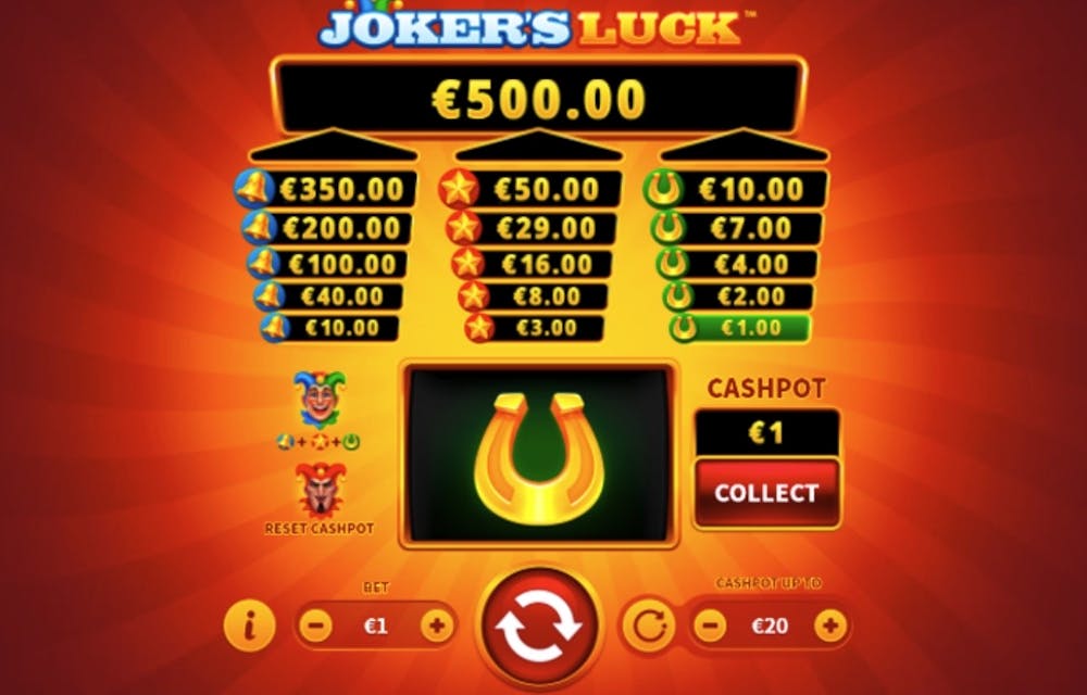 Joker&#8217;s Luck demo – RTP, Volatilitate și Funcții logo