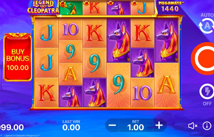 Legend of Cleopatra Megaways demo – RTP și Funcții logo