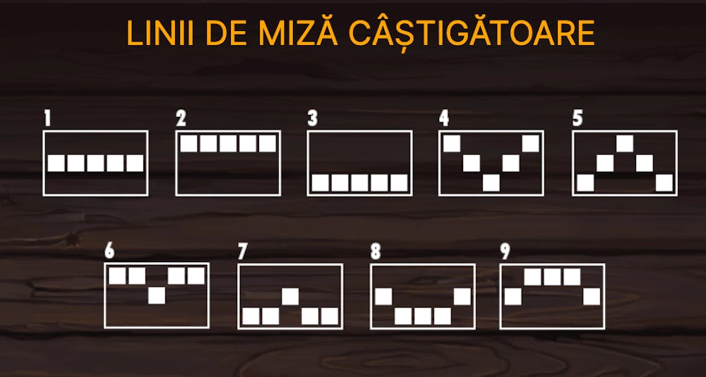 Dead or Alive 2 are nouă linii de plată fixe. 