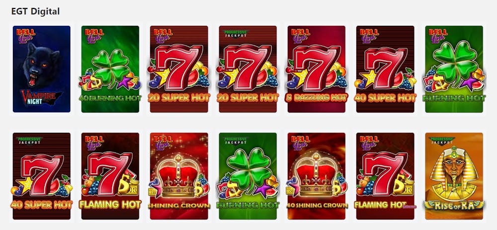egt bell link jackpot luck casino 