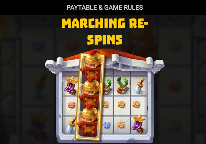 Activează Marching re-spins în cadrul rundelor la acest slot.