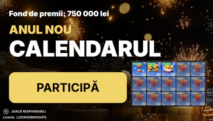 Cel mai bogat calendar de Craciun pe tot anul cu premii de 750000 RON pe Million.