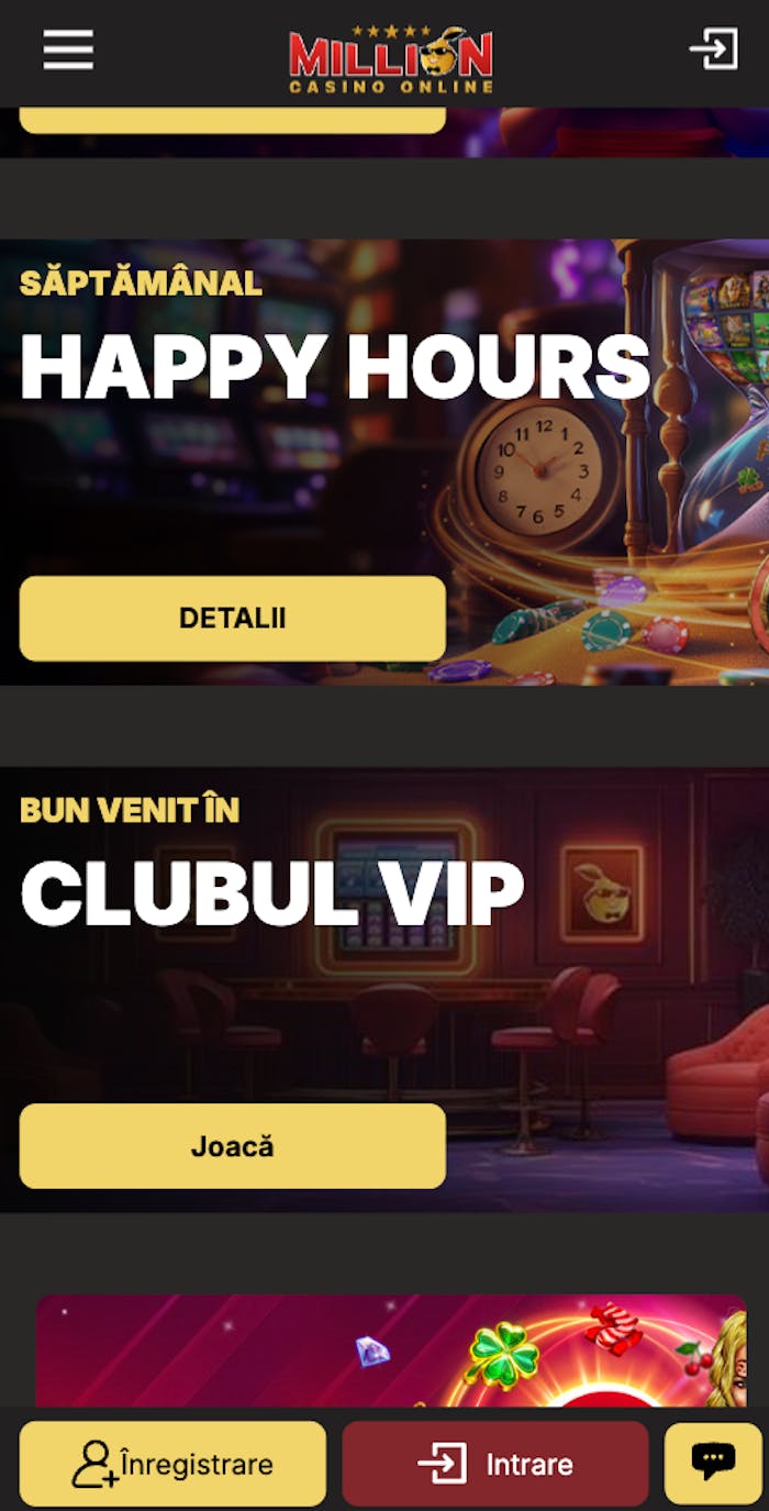 Cele mai noi promoții Million fără cod din octombrie 2025.