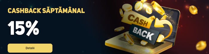 Recompensă în programul de loialitate Million Casino de cashback de până la 15 la suta
