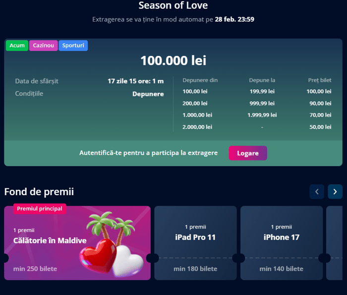Mr Bit Season of Love - oferte și promoții 