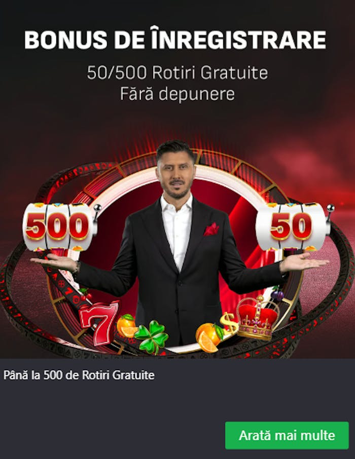 Oferta de 500 de rotiri gratuite care urmează să apară aici.