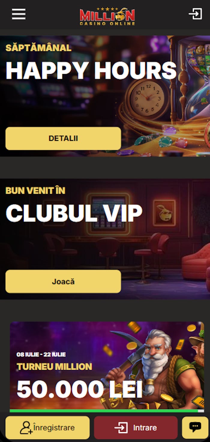 Cele mai noi promoții Million fără cod din august 2025.