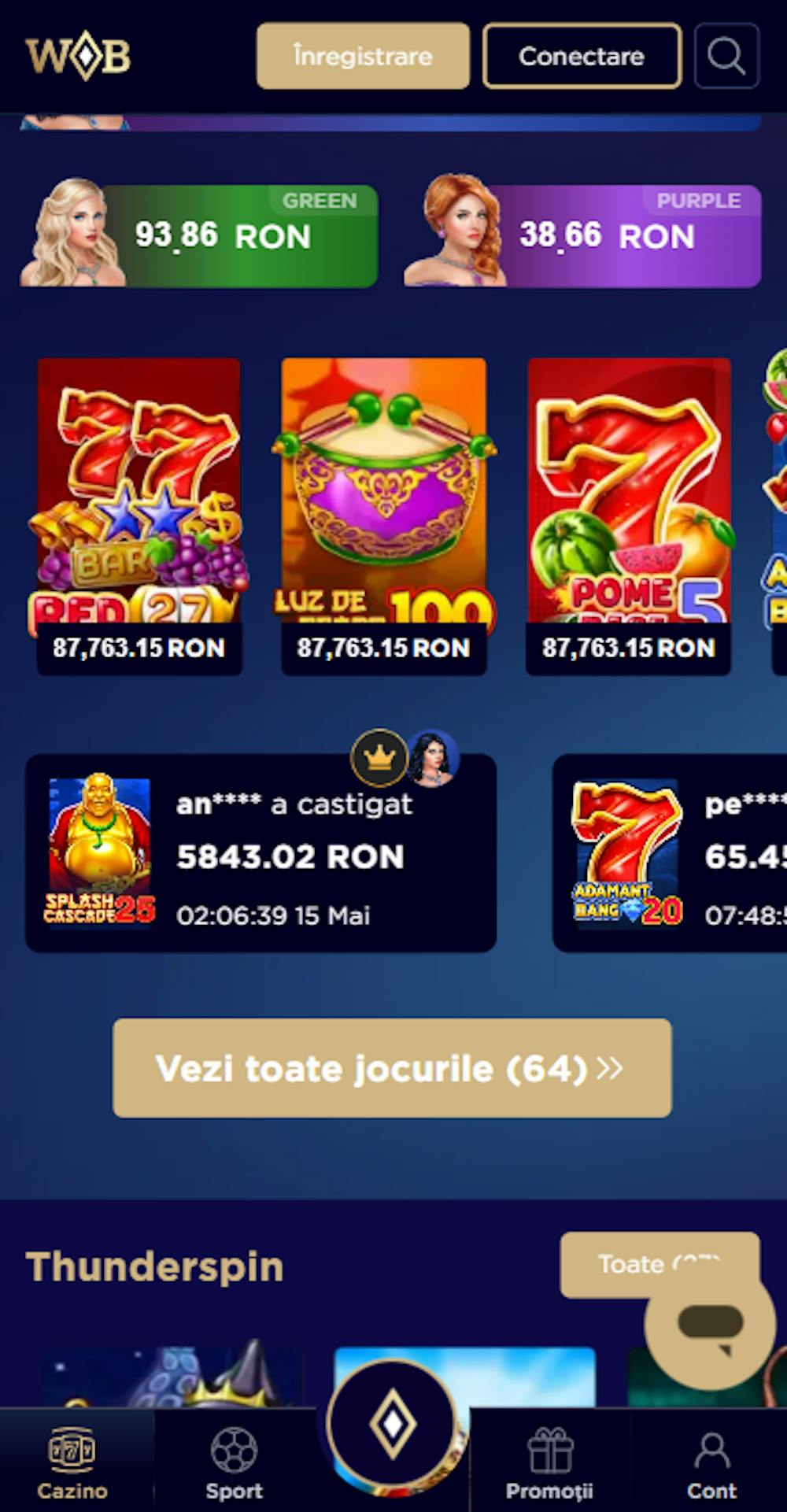 Câștigătorii săptămânii din cazinoul Netbet cu plăți de peste 1000 RON la pacanele noi.
