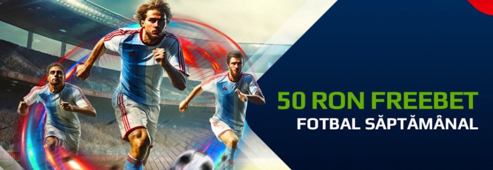 Ofertă 50 RON pariu gratuit.