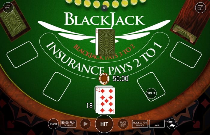 Pereche de nouari la blackjack.