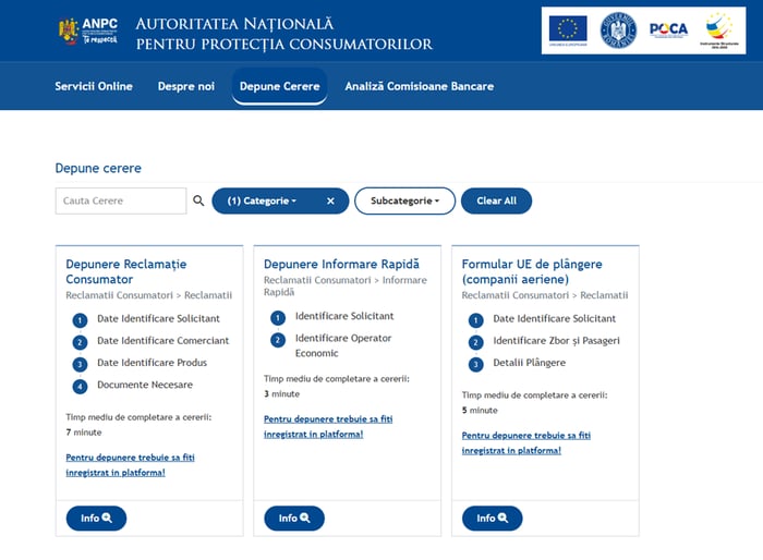 Site-ul oficial al Autorității Naționale pentru Protecția Consumatorilor.