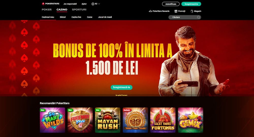 pokerstars prima pagină