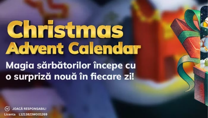 Christams Advent Calendar de la Powerbet cu multe cadouri gratis.