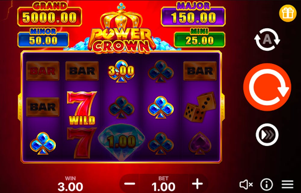 Power Crown – Hold and Win demo – RTP, Volatilitate și Funcții logo