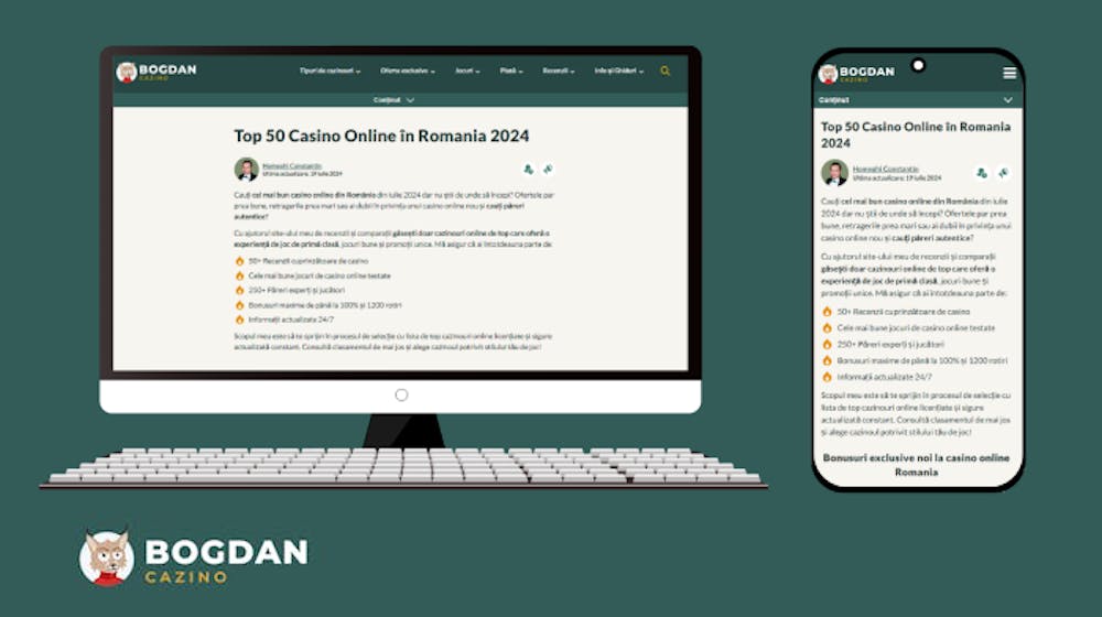 BogdanCazino.ro lansează un design modern și o experiență online îmbunătățită