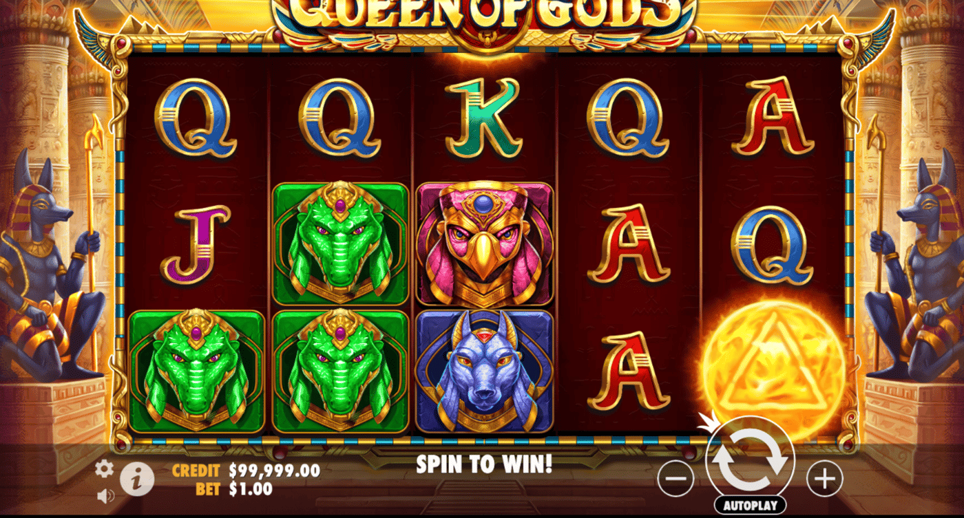 Queen of Gods demo & detalii – RTP, volatilitate și funcții logo