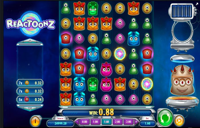 Reactoonz demo – RTP, Volatilitate și Funcții logo
