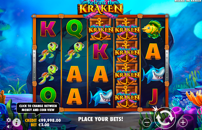 Release the Kraken demo – RTP, Volatilitate și Funcții logo
