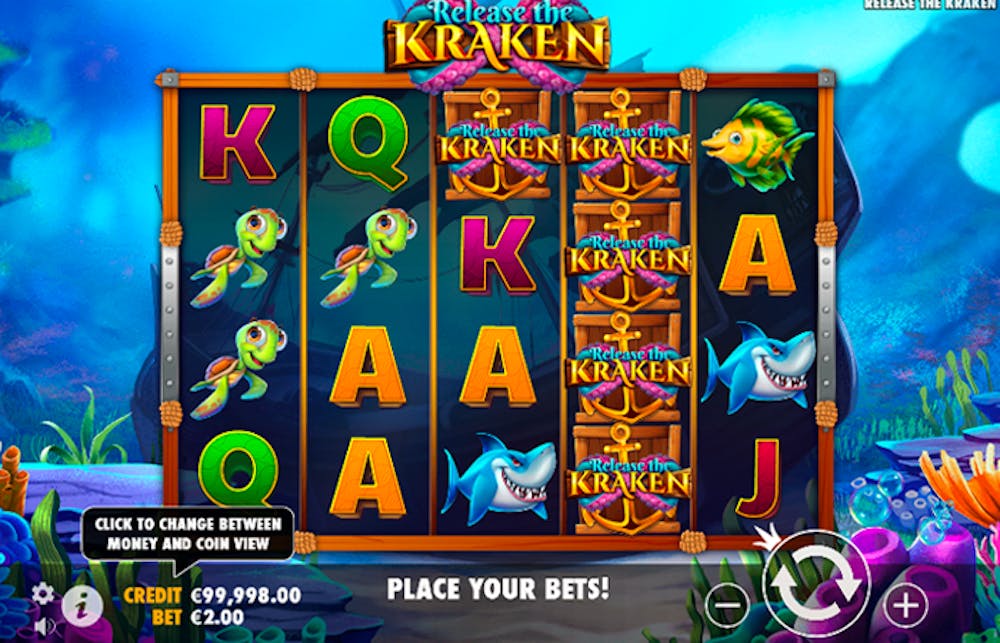 Release the Kraken demo – RTP, Volatilitate și Funcții logo