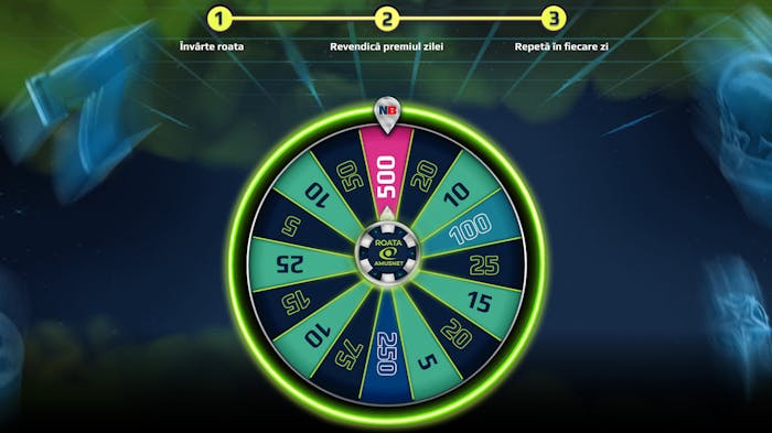 Roata Amusnet de la Netbet casino.