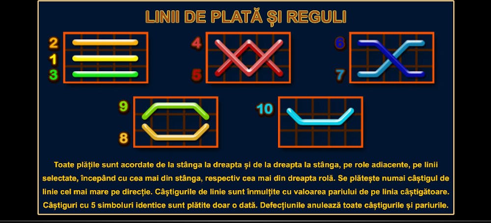 Extra Stars are 10 linii de plată.
