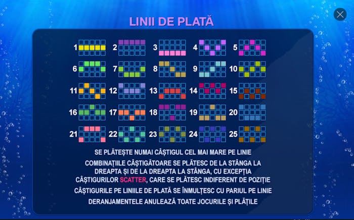role randuri si linii de plata great blue
