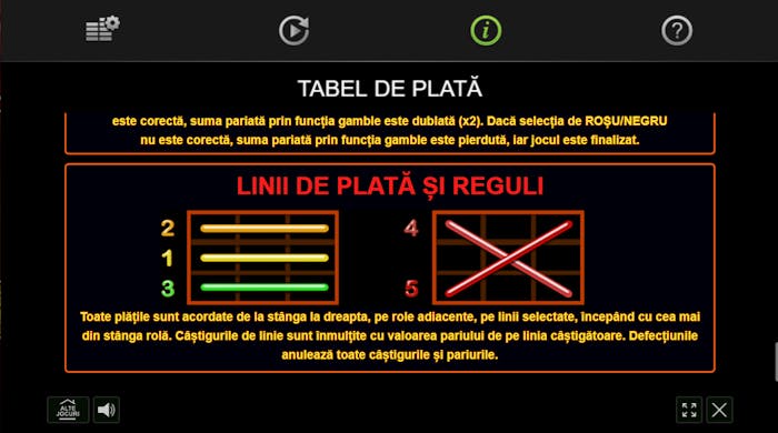 role randuri si linii de plata