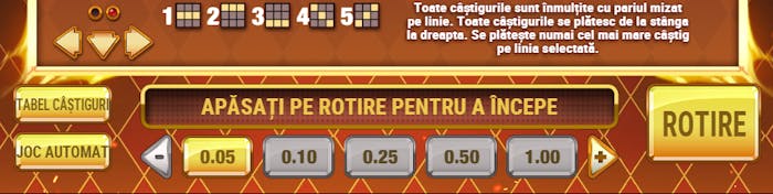 role randuri si linii de plata fire joker